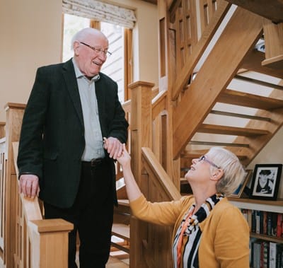 Carer-at-home-stairs