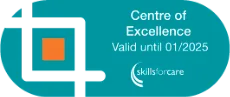 Unique Senior Care Centre Of Excellence Award from Skills For Care - Logo